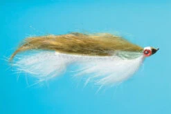 Cone Head Double Bunny Size 8 Olive/ White