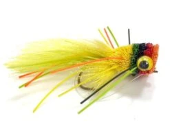 Fruit Cocktail Deer Hair Bug Size 6