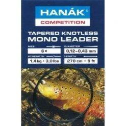 Hanak Tapered Knotless Leader Camo 9'