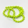 Hareline Bead Chain Fluorescent Chartreuse Medium