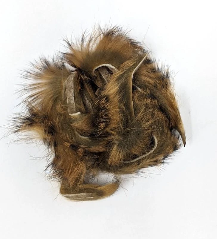 Hareline Dubbin Black Barred Rabbit Strip 1/8" - Image 2