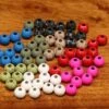 Hareline Mottled Tactical Slotted Tungsten Beads