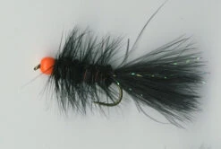Hot Bead Bugger Black/Fl. Orange Size 10