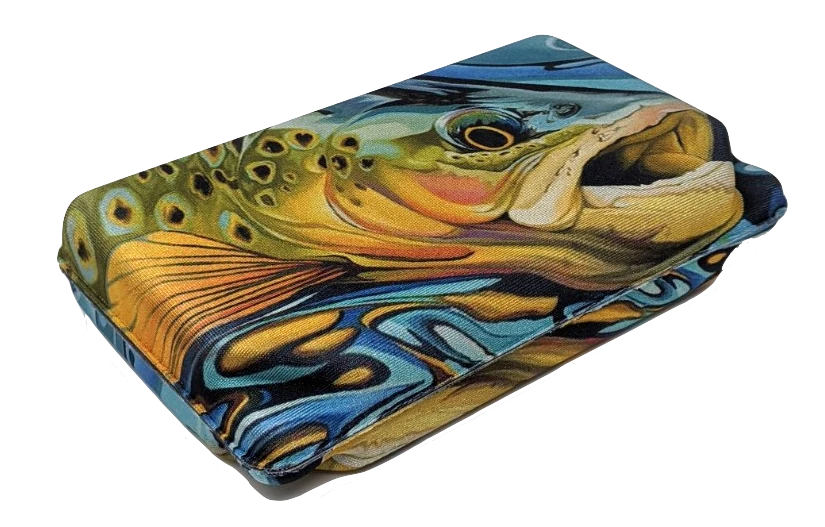 Large Lycra Covered Trout Design Fly Box