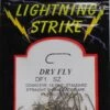 Wapsi Lightning Strike DF1 Dry Fly Hook 25 Pack