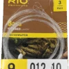 Rio Bass Leaders 9' 10lb 3-Pack