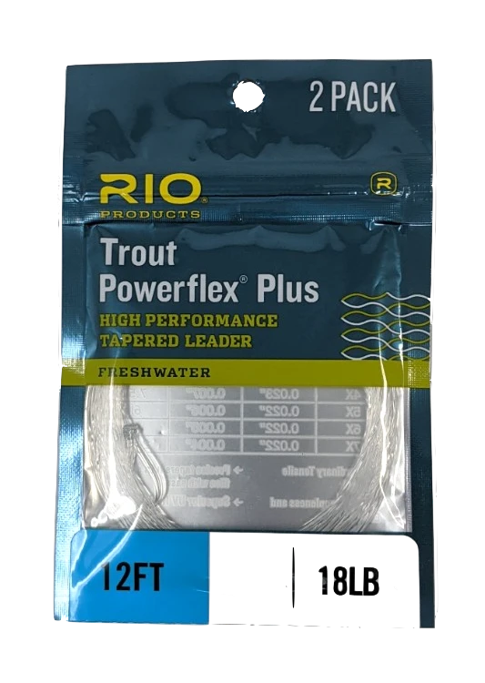 Rio Powerflex Plus 12' Leader 2-Pack
