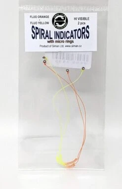 Siman Bicolor Spiral Indicator Fluo Yellow/Fluo Orange 2 Pack