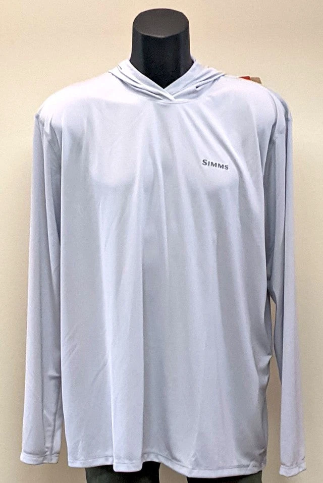 Simms Men's CBP Tech Hoody Brown Trout Rise Logo - Image 2