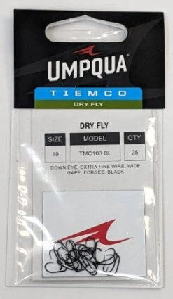 Tiemco 103BL Dry Fly Hook 25 Pack