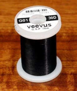Veevus 30 Denier GSP Thread Black