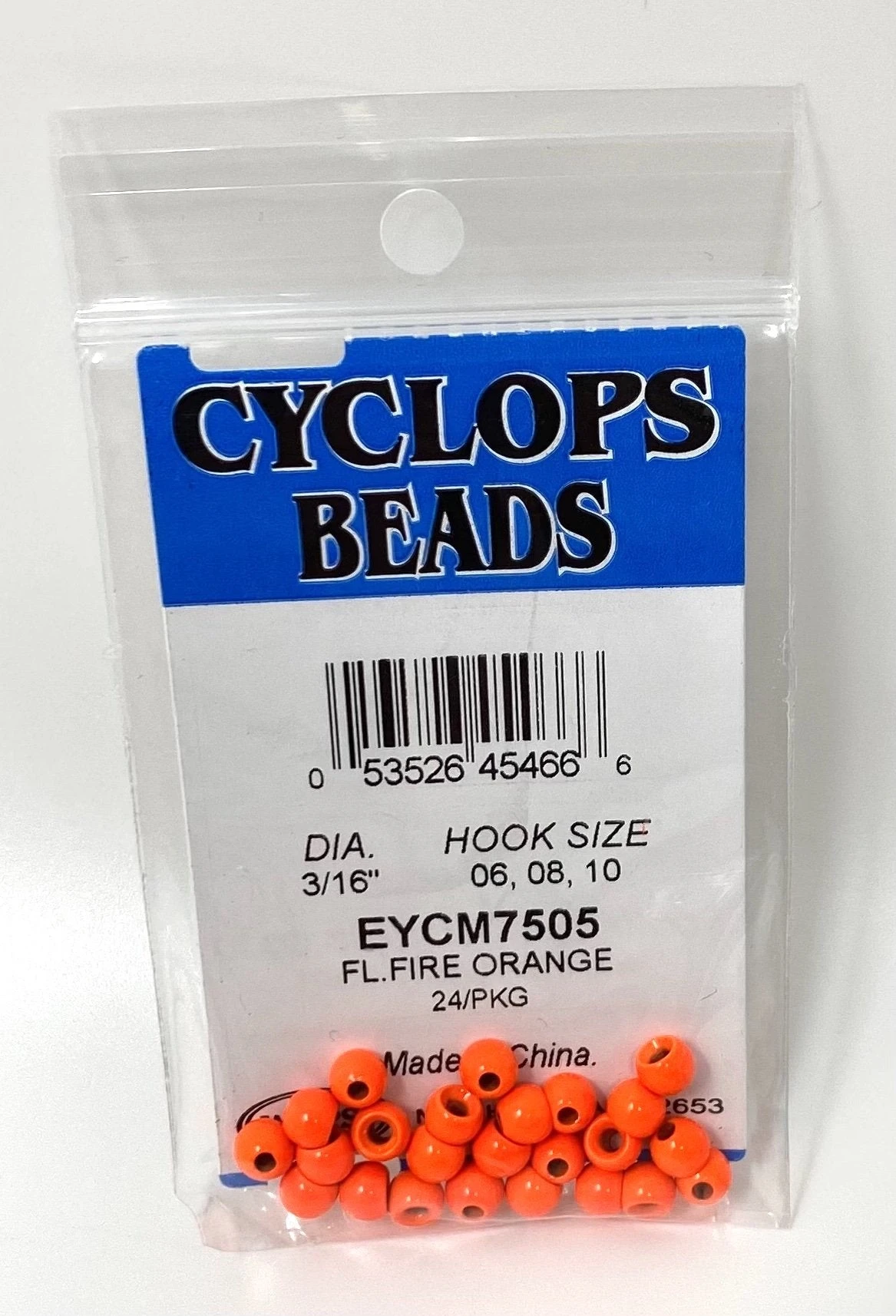 Wapsi Cyclops Bead Fl. Fire Orange - Image 6