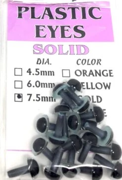 Wapsi Solid Plastic Eyes