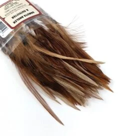 Wapsi Strung Saddle Hackle 1/4 Oz. Dyed Over Natural
